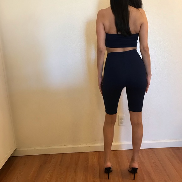Kim Navy Bike Shorts & Tube Set - Picture 7 of 7